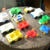 Lot de 11 véhicules vintage fisher price # 10716 