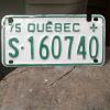 Plaque motocyclette vintage québec # 10937.30