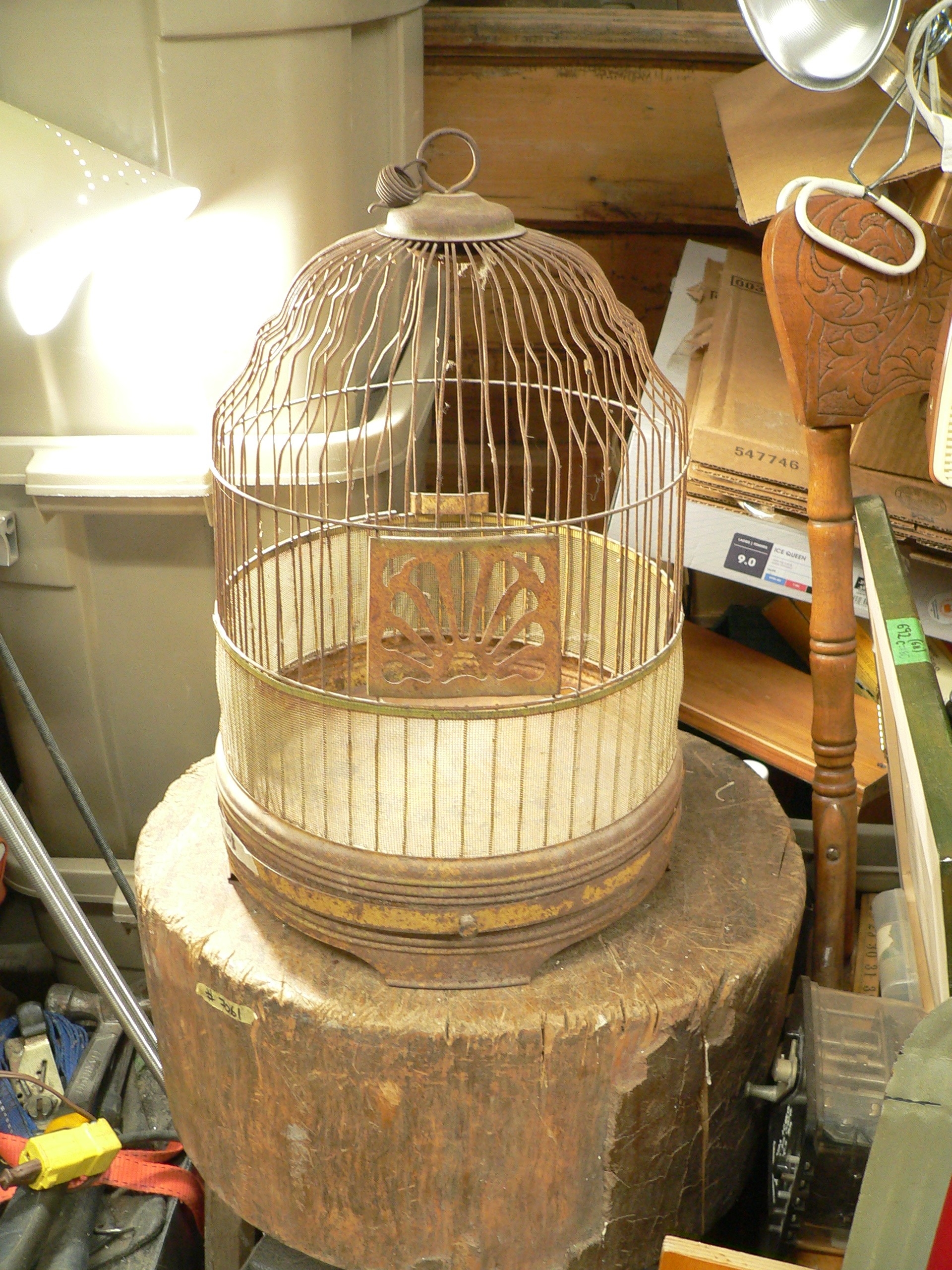 belle cage a oiseaux antique # 11832