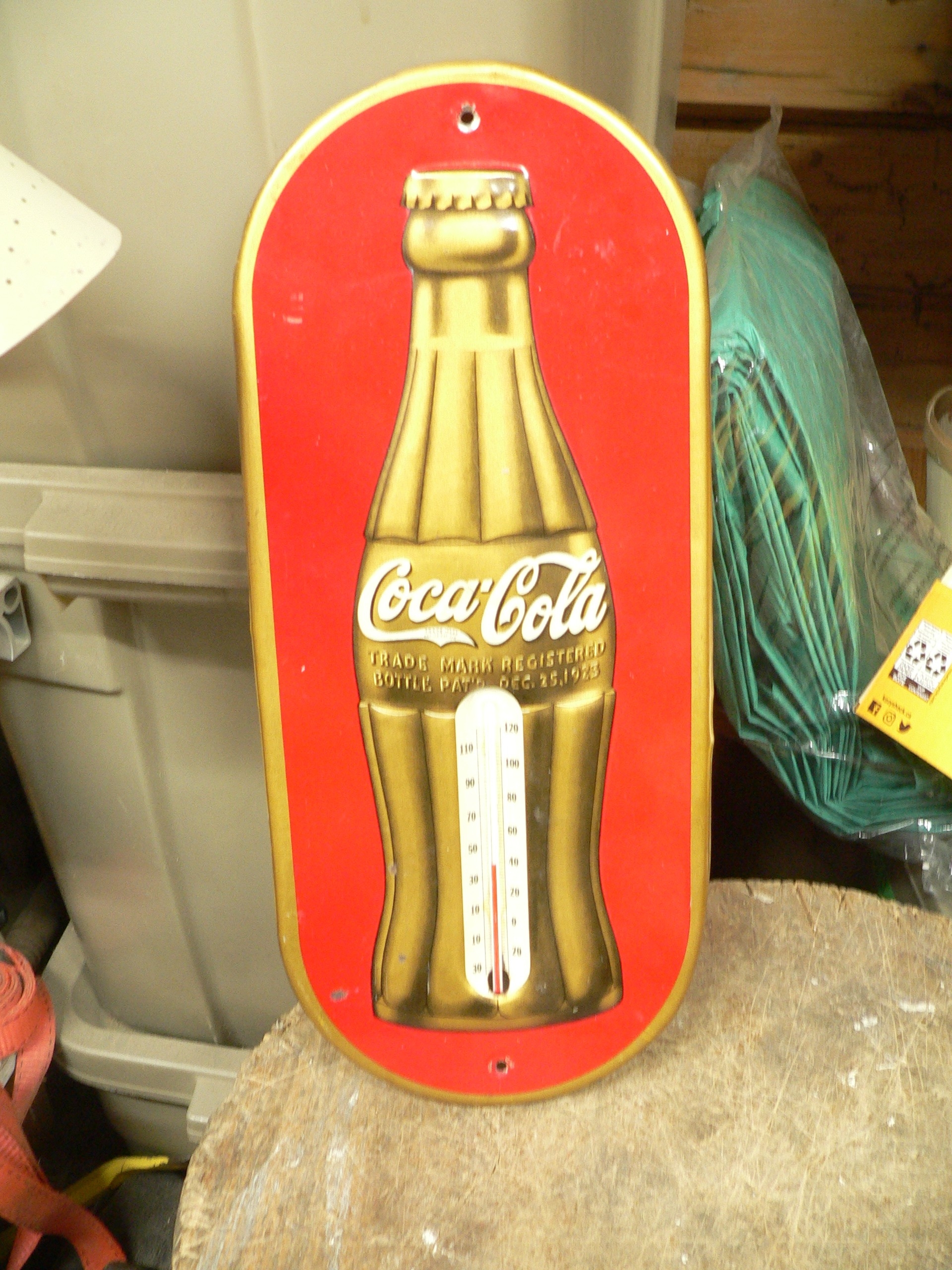 Thermomètre coca cola antique # 11872