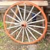 Roue antique en bois # 12345