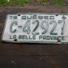 Plaque de 1975 # 7340.32