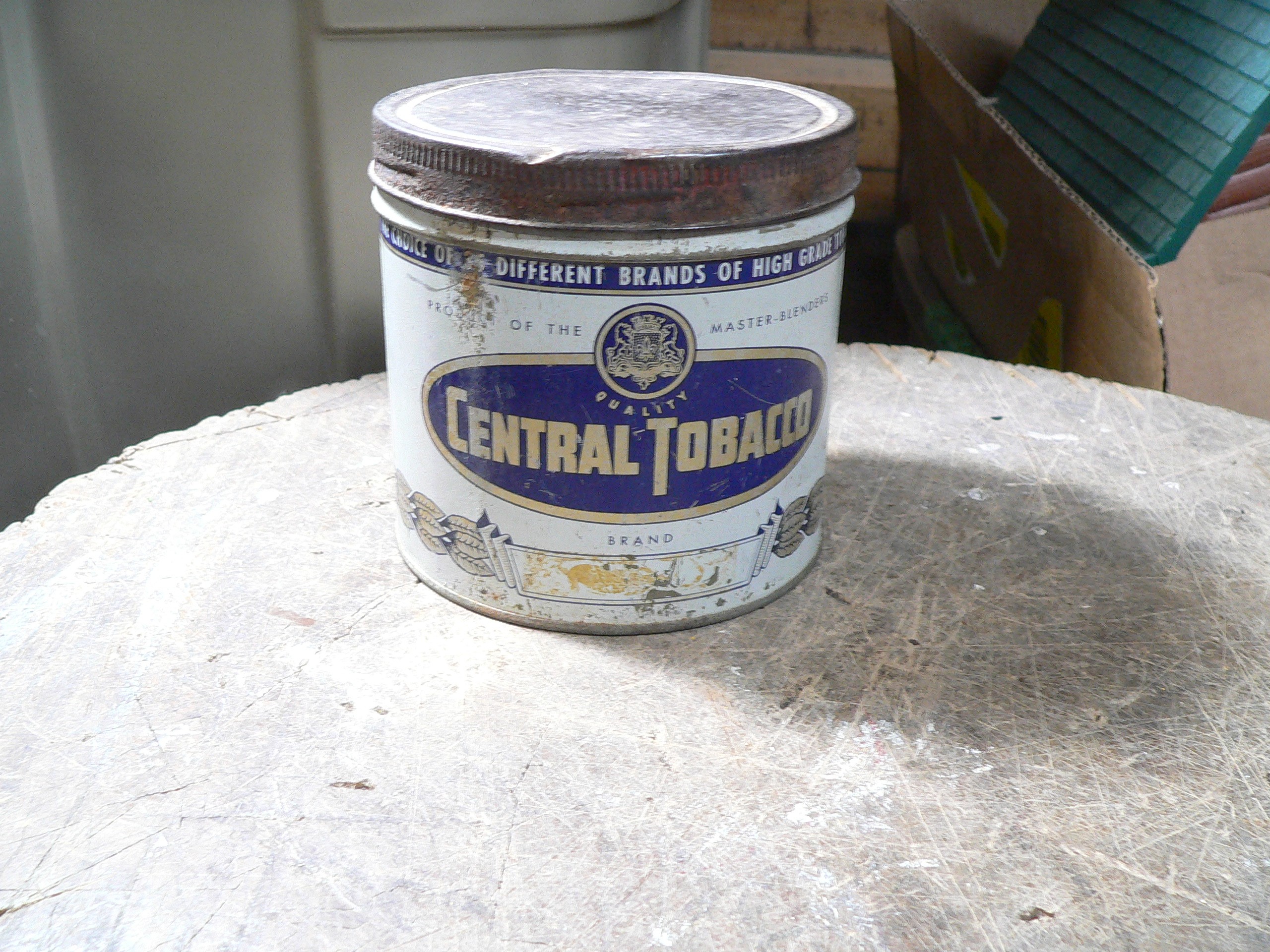 Canne antique central tobacco # 8950