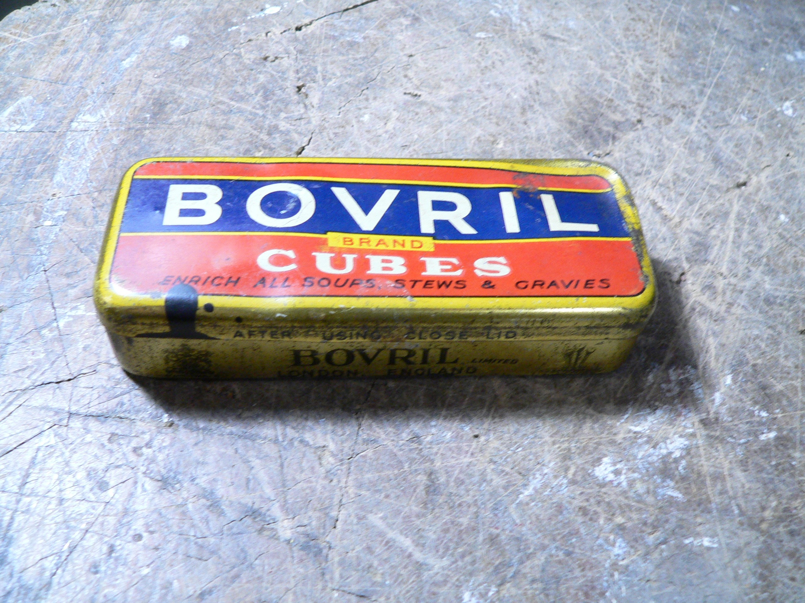 Canne antique cubes bovril # 9376 