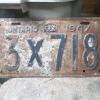 Plaque antique 1947 # 9966.2